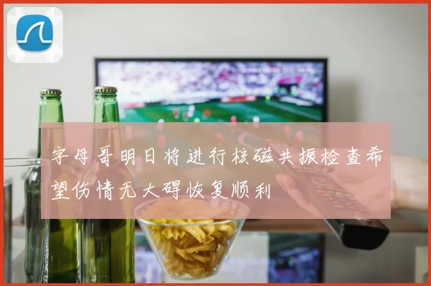 字母哥明日将进行核磁共振检查希望伤情无大碍恢复顺利