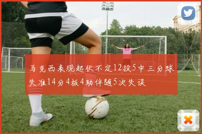 马克西表现起伏不定12投5中三分球失准14分4板4助伴随5次失误
